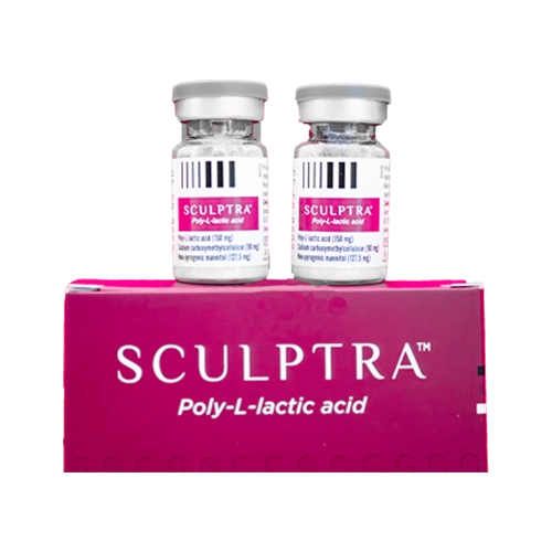 2 viales de sculptra galderma con su caja